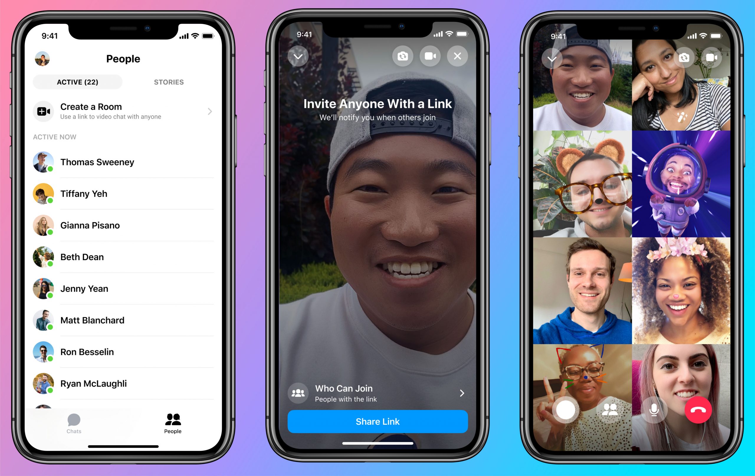 Facebook introduced Messenger Rooms