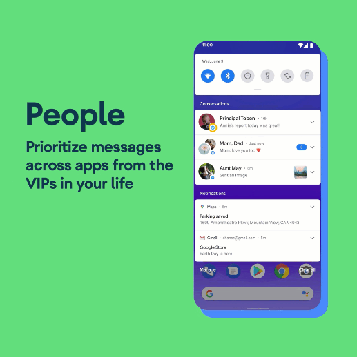 Finally, Android 11 Beta is here! 3 Conversation - Android 11 Feature