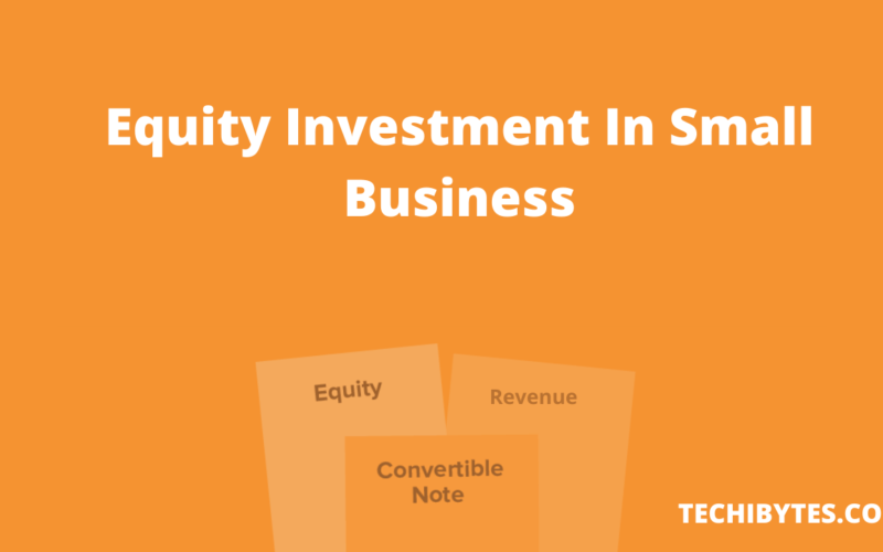 equity investment in small businesses