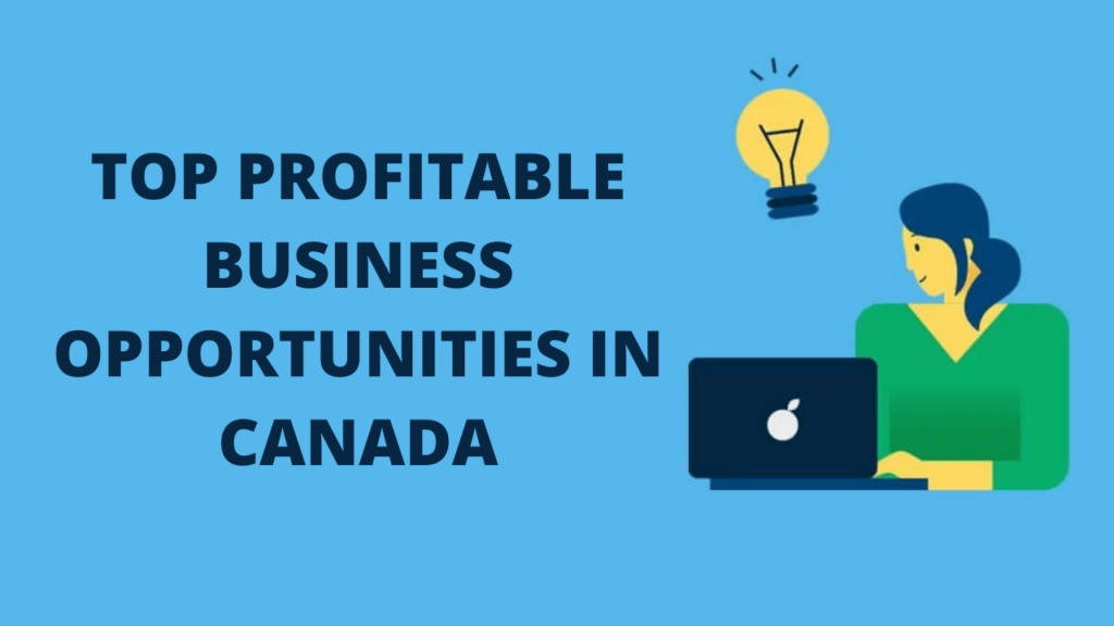 Top Profitable business opportunities in canada