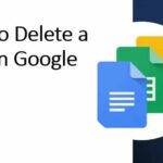 how to delete a page on google docs