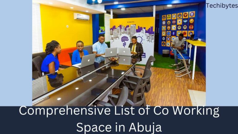 Comprehensive List of Co Working Space in Abuja