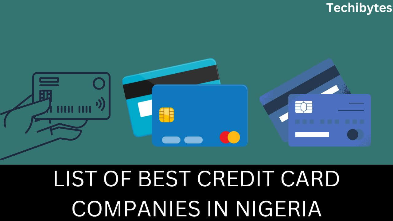나이지리아 최고의 신용 카드 회사