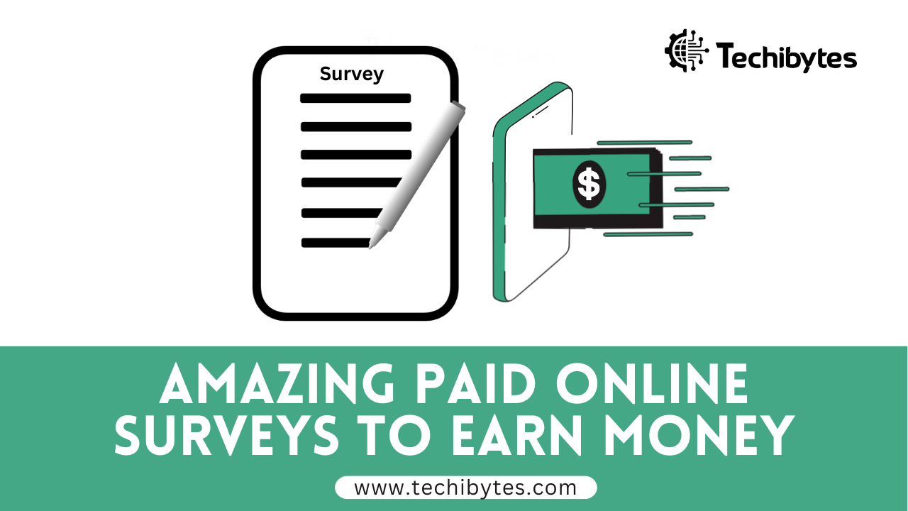 Amazing Paid Online Surveys To Earn Money