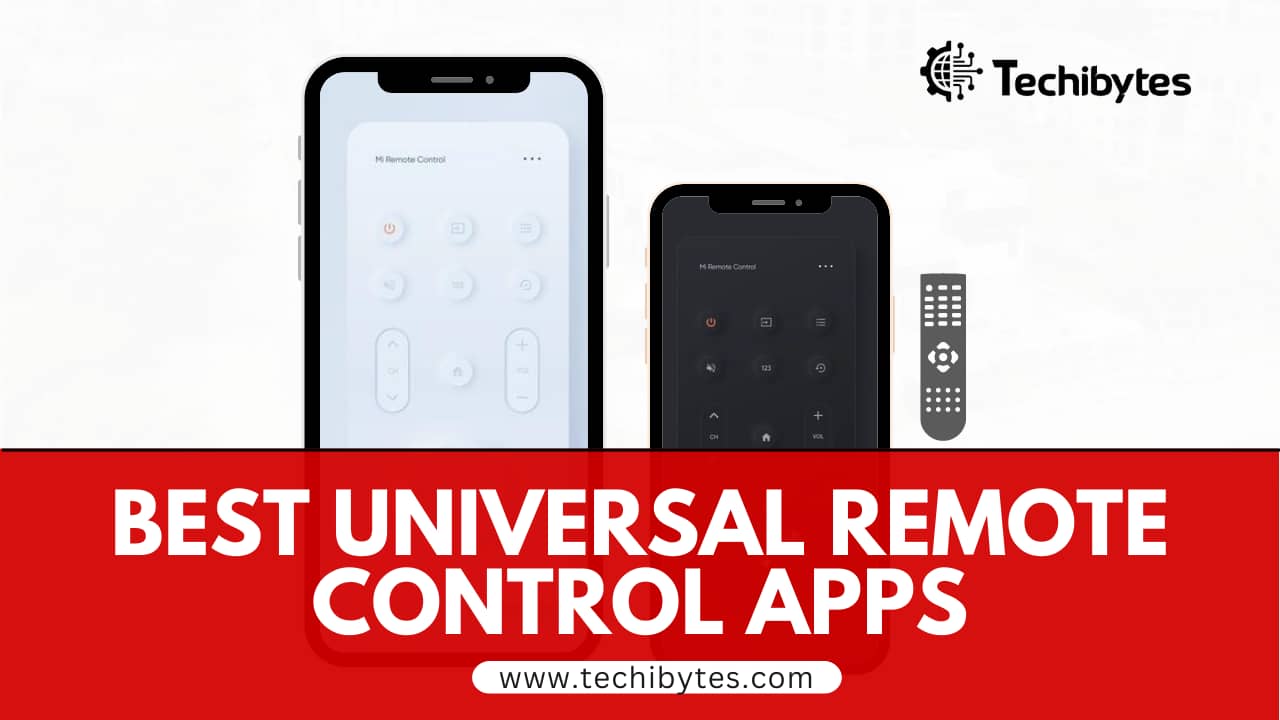 Universal remote control apps