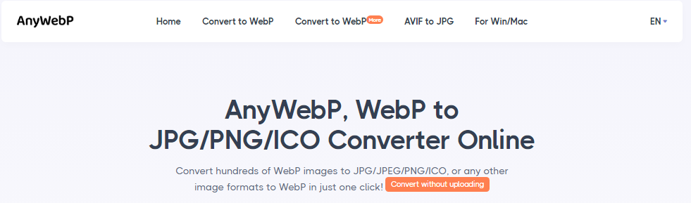 PNG to WebP converter