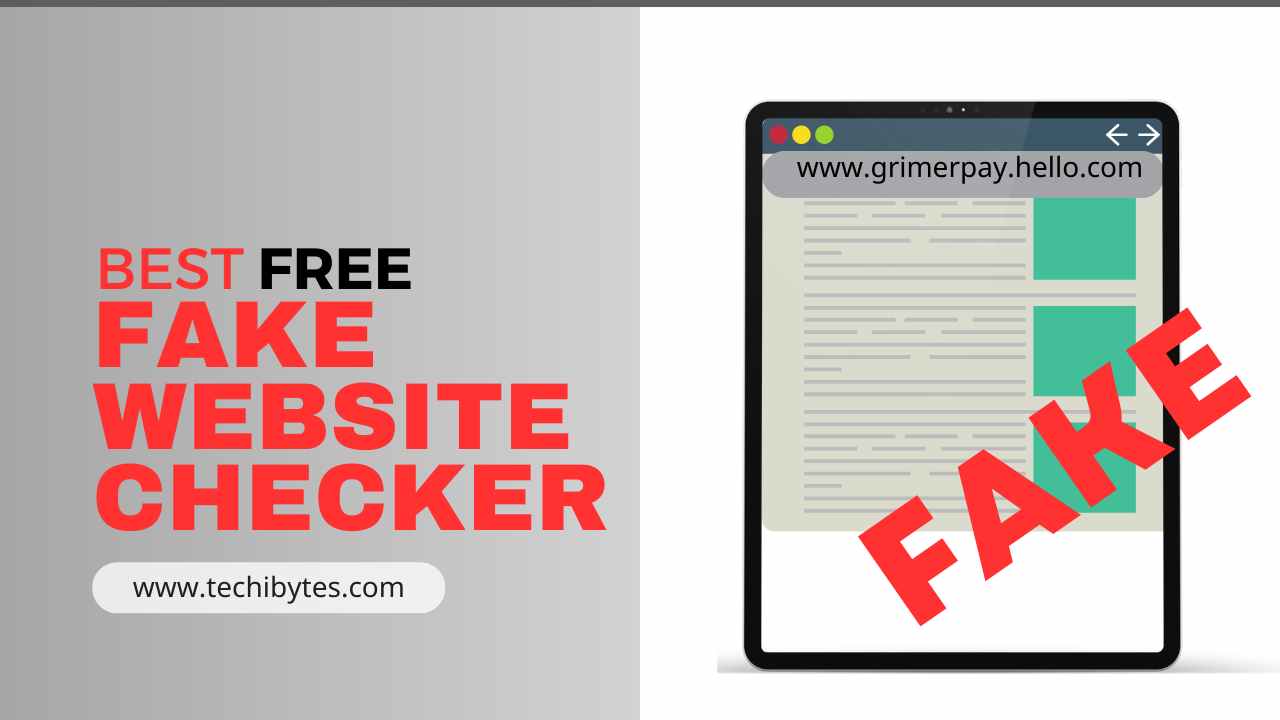 Fake website checker