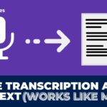 Free Transcription Audio To Text