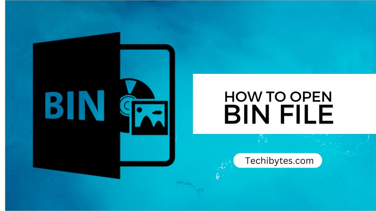 how to open bin file