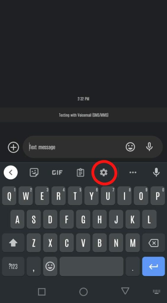 How to turn off Google voice typing