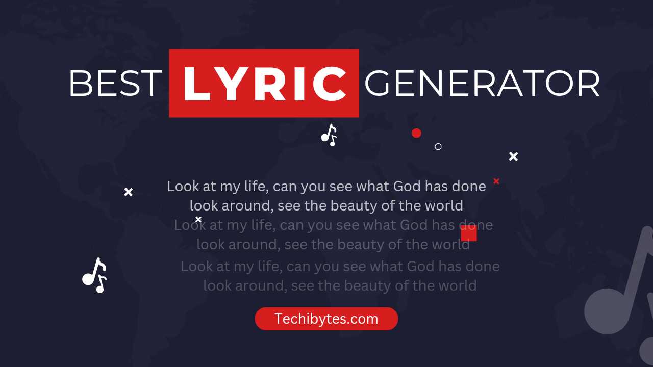 AI lyric generator