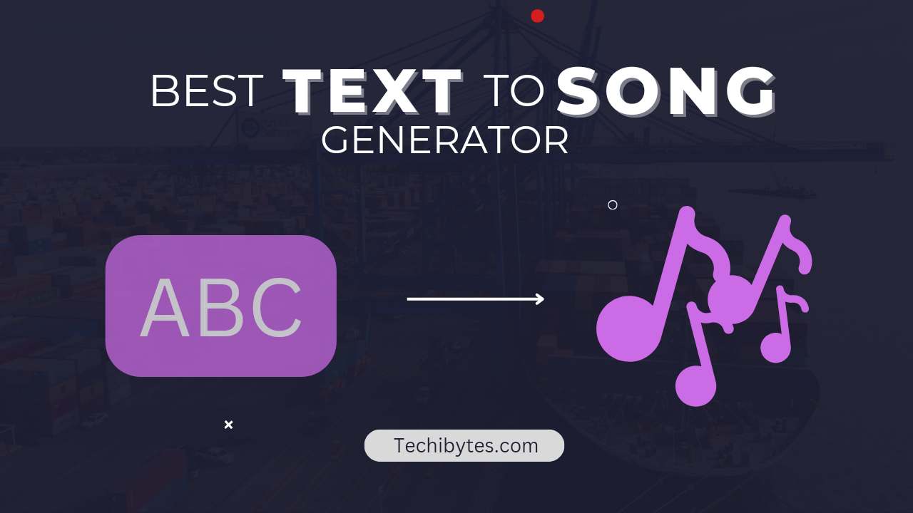Text-to-Song generator