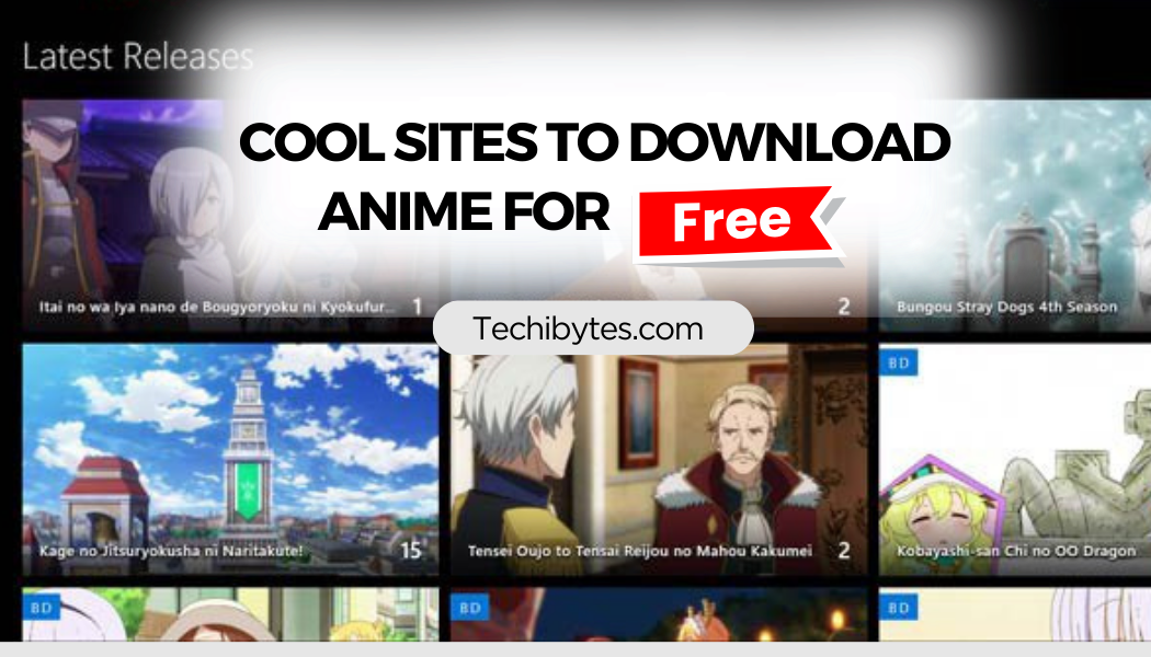 WEBSITES TO DOWNLOAD ANIME FOR FREE