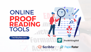 Online proofreading tools