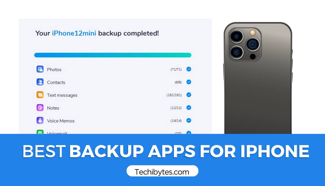 Backup apps for iPhones