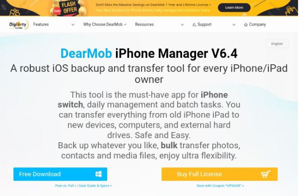 Backup apps for iPhones 