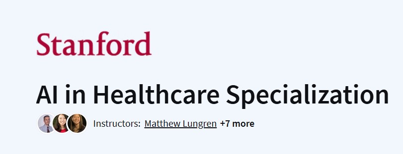 Learn AI: Best AI Courses for Beginners 26 AI for Healthcare Specialization