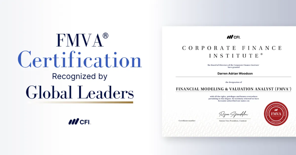 Certified Financial Model and Valuation Analyst Certification FMVA
