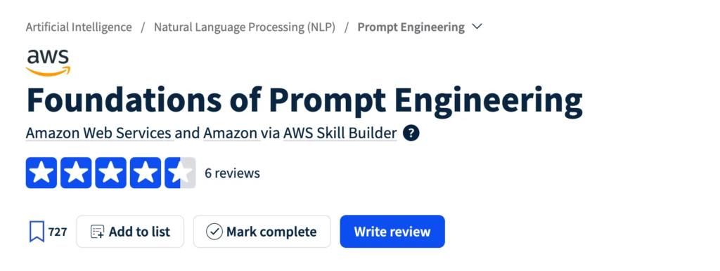 Learn AI: Best AI Courses for Beginners 11 Foundations of Prompt Engineering