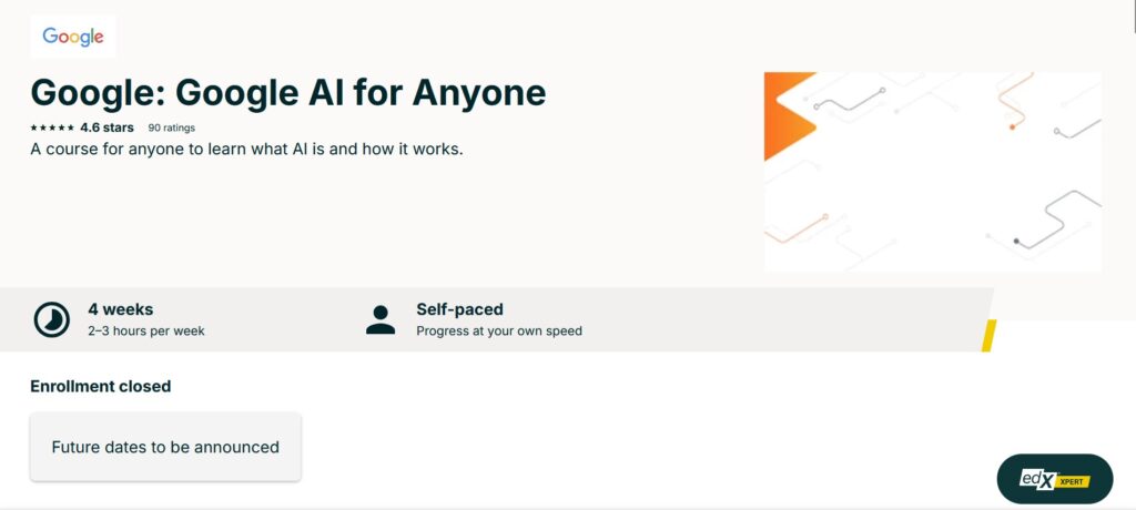 Google AI for Anyone edX