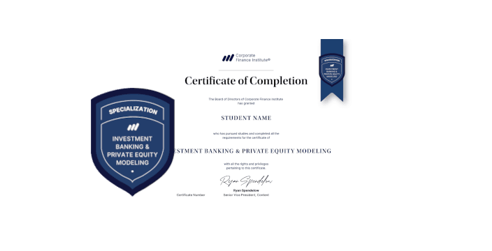Online Banking Courses with Certificates 6 Investment Banking and Private Equity Modeling CFI