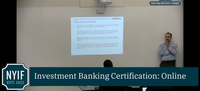 Online Investment Banking Certification